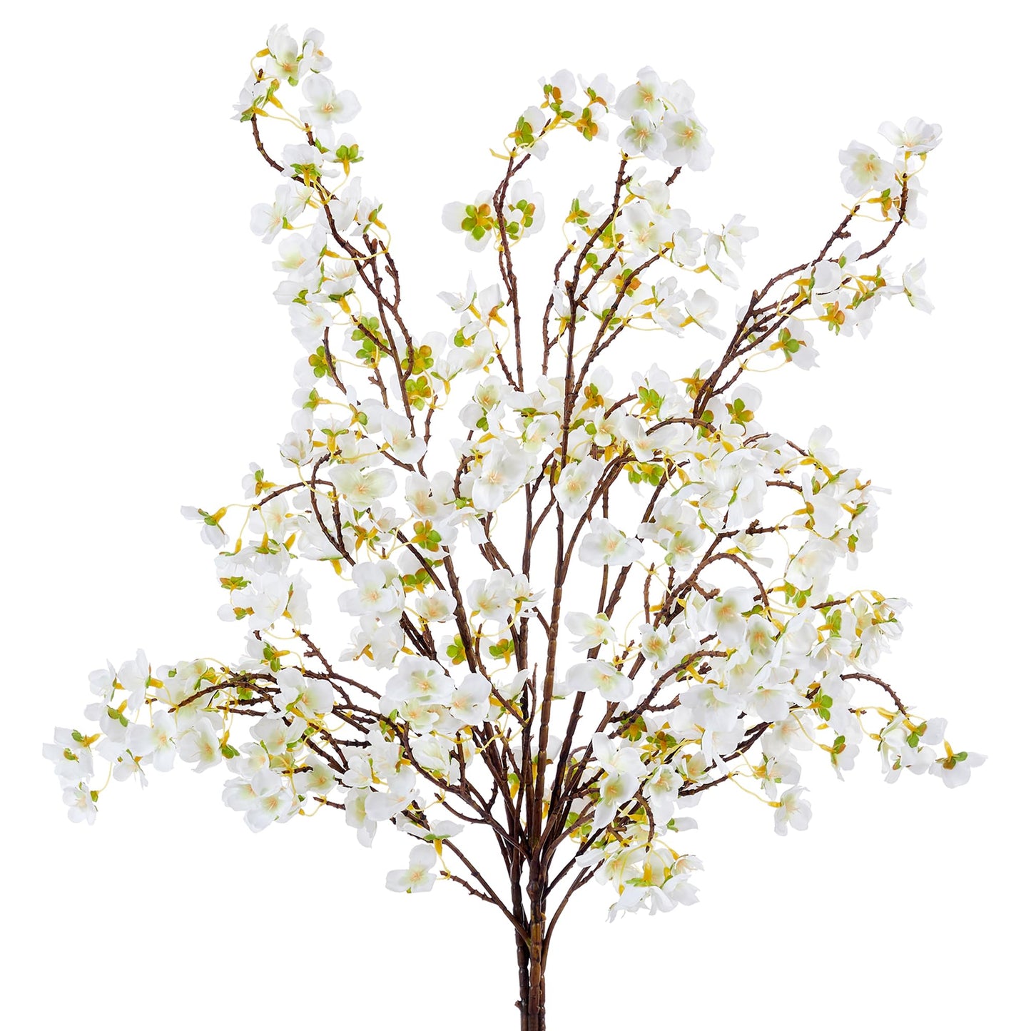 SITUMEIZI 6Pcs Artificial Cherry Blossom Branches Decor Fake Flowers 16" Silk Faux Flowers for Decoration Spring Peach Bouquet Home Wedding Bedroom Party Japanese Garden Table Centerpiece Decor(Pink)