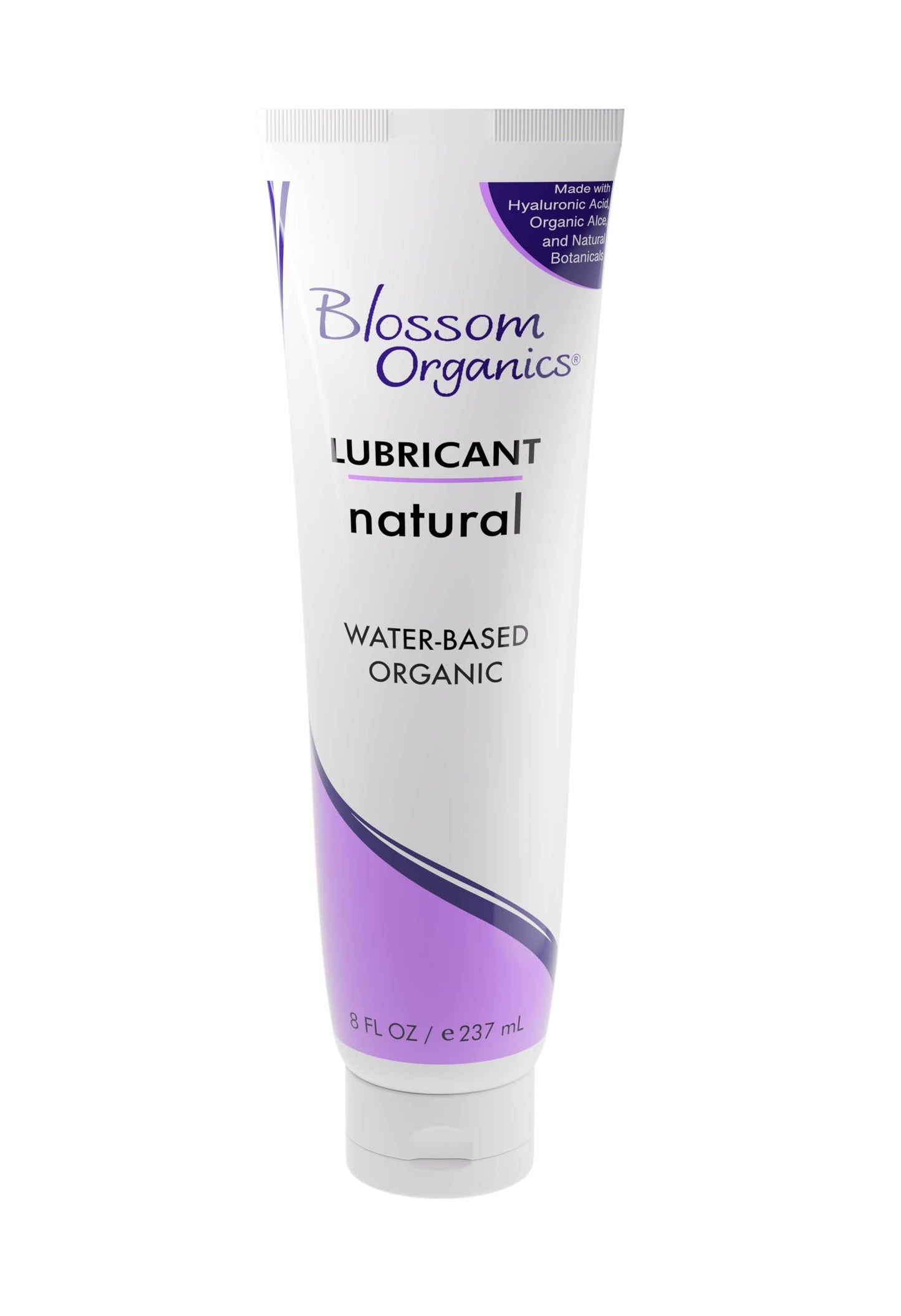 Blossom Lube Organics Personal Lubricant for Women 4 Fl Oz - pH Balanced, Non-Irritating, Water Based Personal Lubricant, Free of Harsh Ingredients, Toy Friendly
