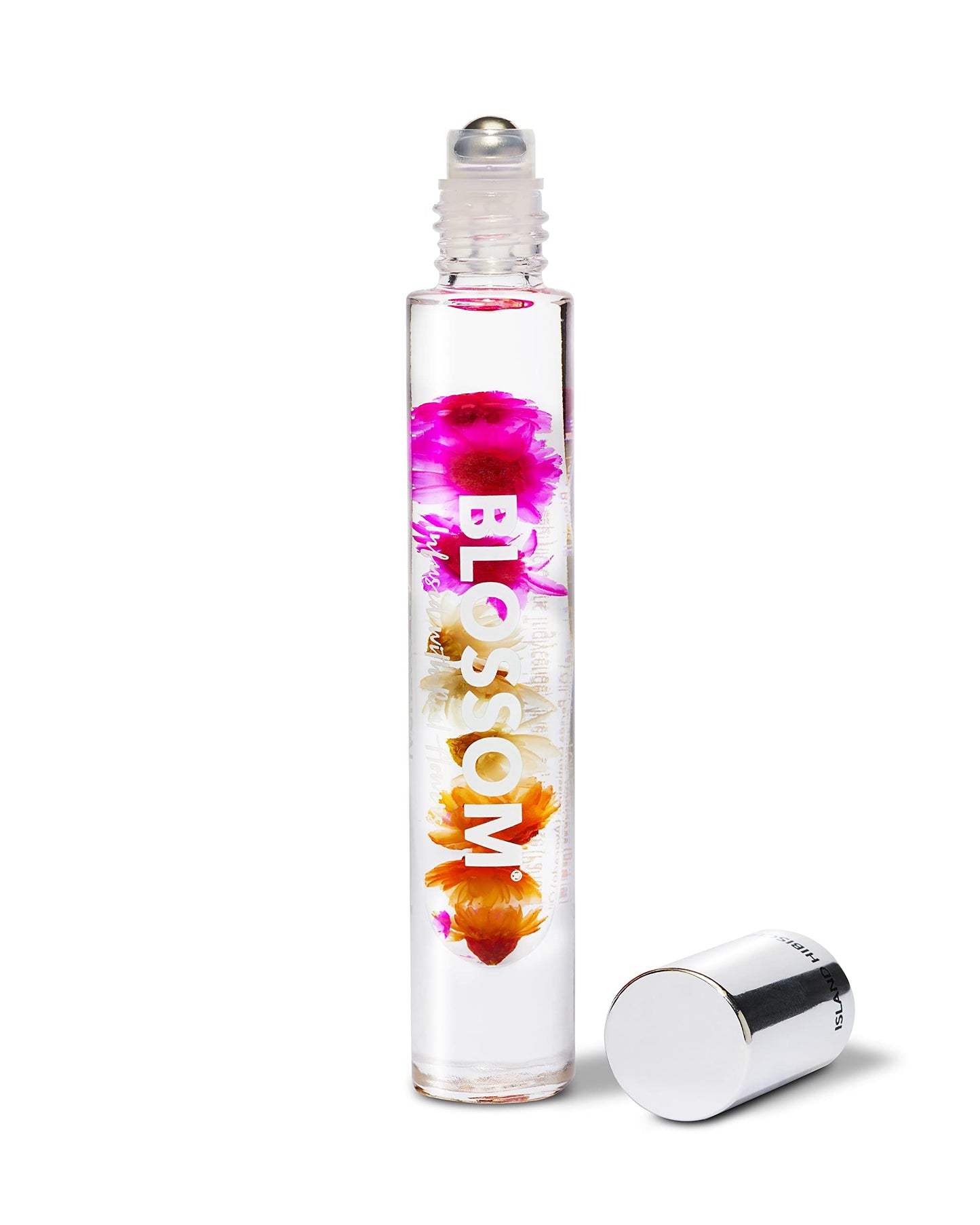 Blossom Roll on Perfume for Women Alcohol Free Rollerball Perfume Oil with Essential Oils, Infused with Real Flowers, Made in USA, 0.20oz (Rose, Violet, Lily, Magnolia, Amber, Cedarwood), Rose