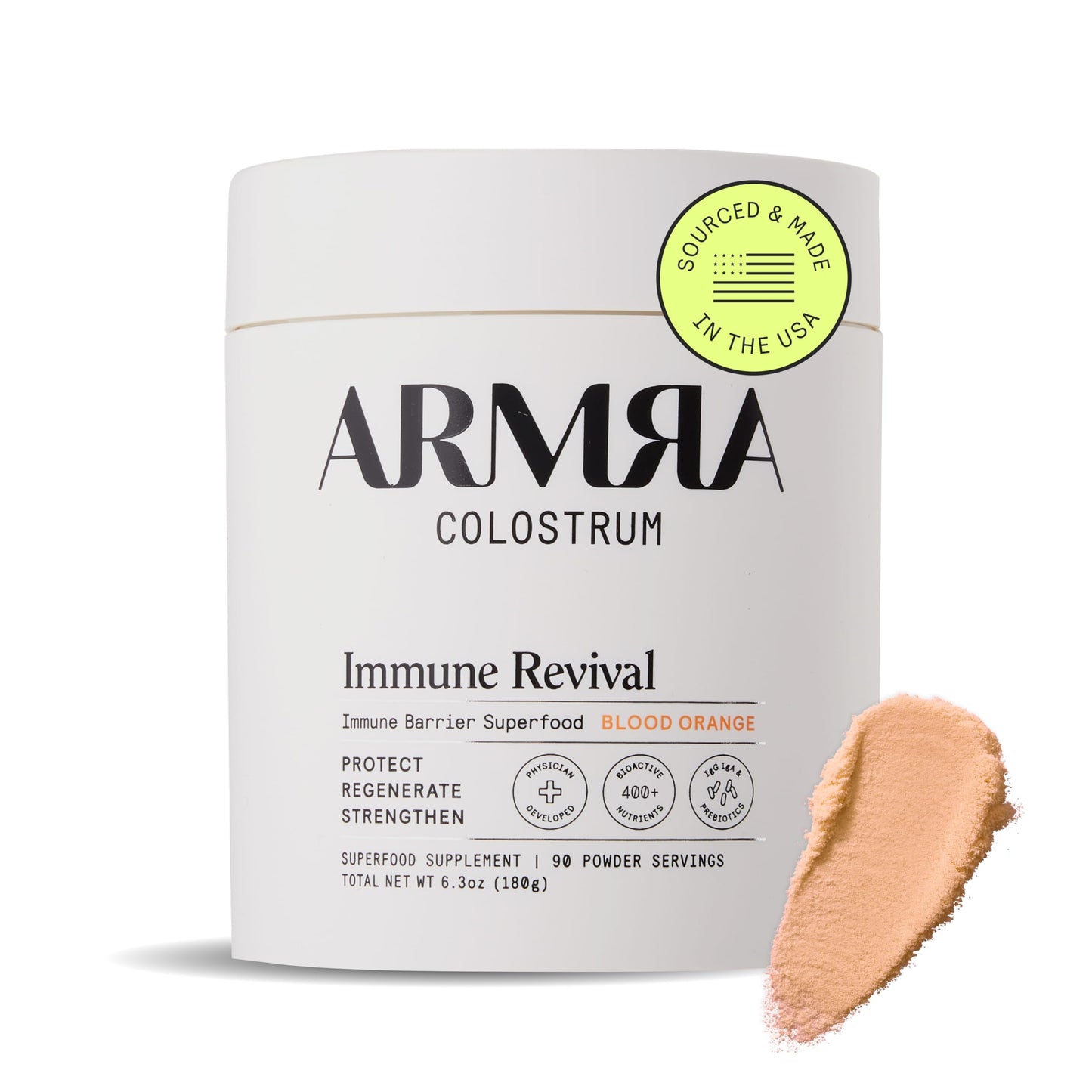 ARMRA Colostrum™ Powder | Unflavored | Gut Health & Bloating | Skin & Hair | Immunity | Keto, Gluten & Fat-Free | 120 Servings