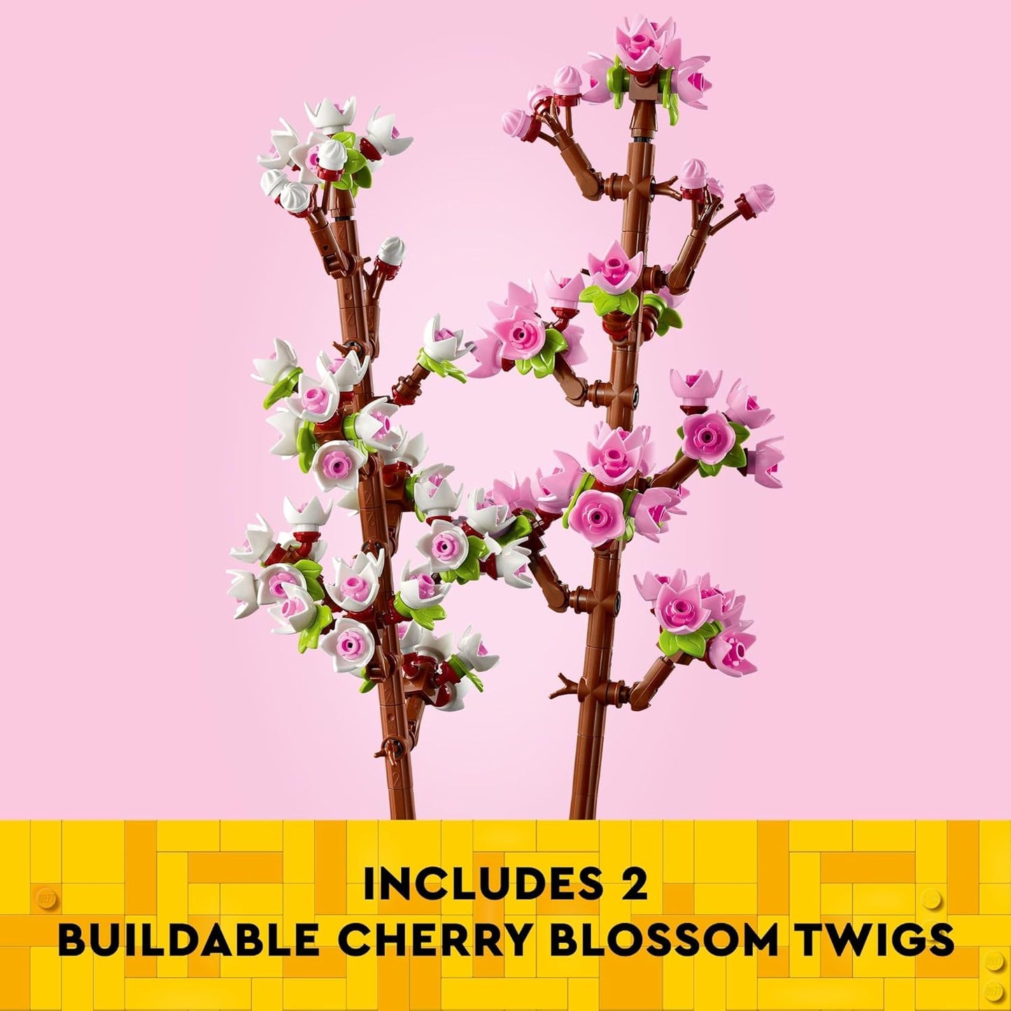 LEGO Cherry Blossom Building Toy for Kids, Girls & Boys, Ages 8+ - Artificial Cherry Blossom Decor for Home & Display - Creative Gift Idea for Plant & Flower Lovers - 40725