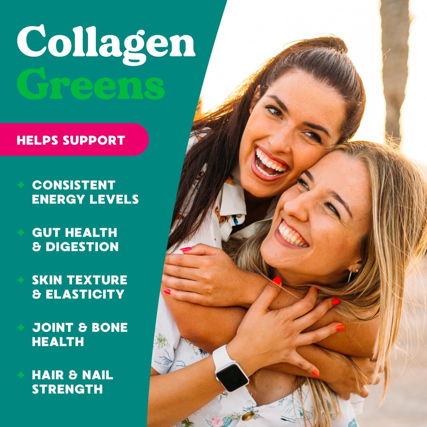 Simply Blossom Nutrition - Daily Greens & Superfood Powder + Collagen + Probiotics for Women's Digestive Health & Bloating Relief. Help Your Health Bloom - 30 Day Supply