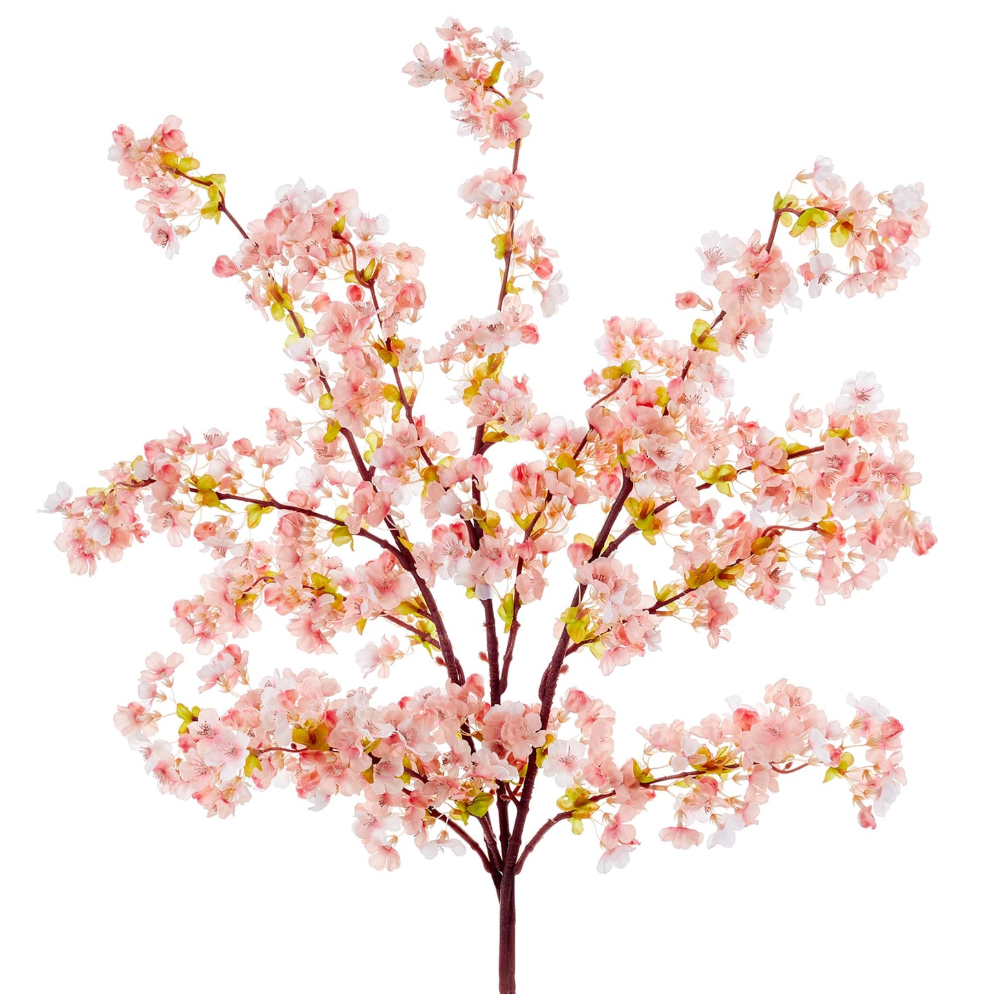 SITUMEIZI 6Pcs Artificial Cherry Blossom Branches Decor Fake Flowers 16" Silk Faux Flowers for Decoration Spring Peach Bouquet Home Wedding Bedroom Party Japanese Garden Table Centerpiece Decor(Pink)